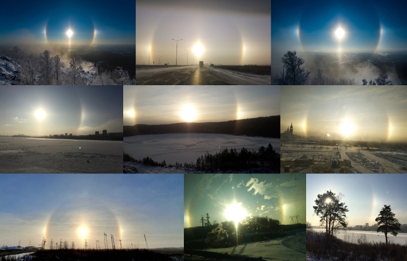 Гало сверкает над Уралом, звенит слюдой антициклон