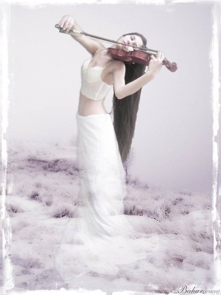 Видео душа поет. Душа скрипача. Невеста со скрипкой. Девушка со скрипкой картина.