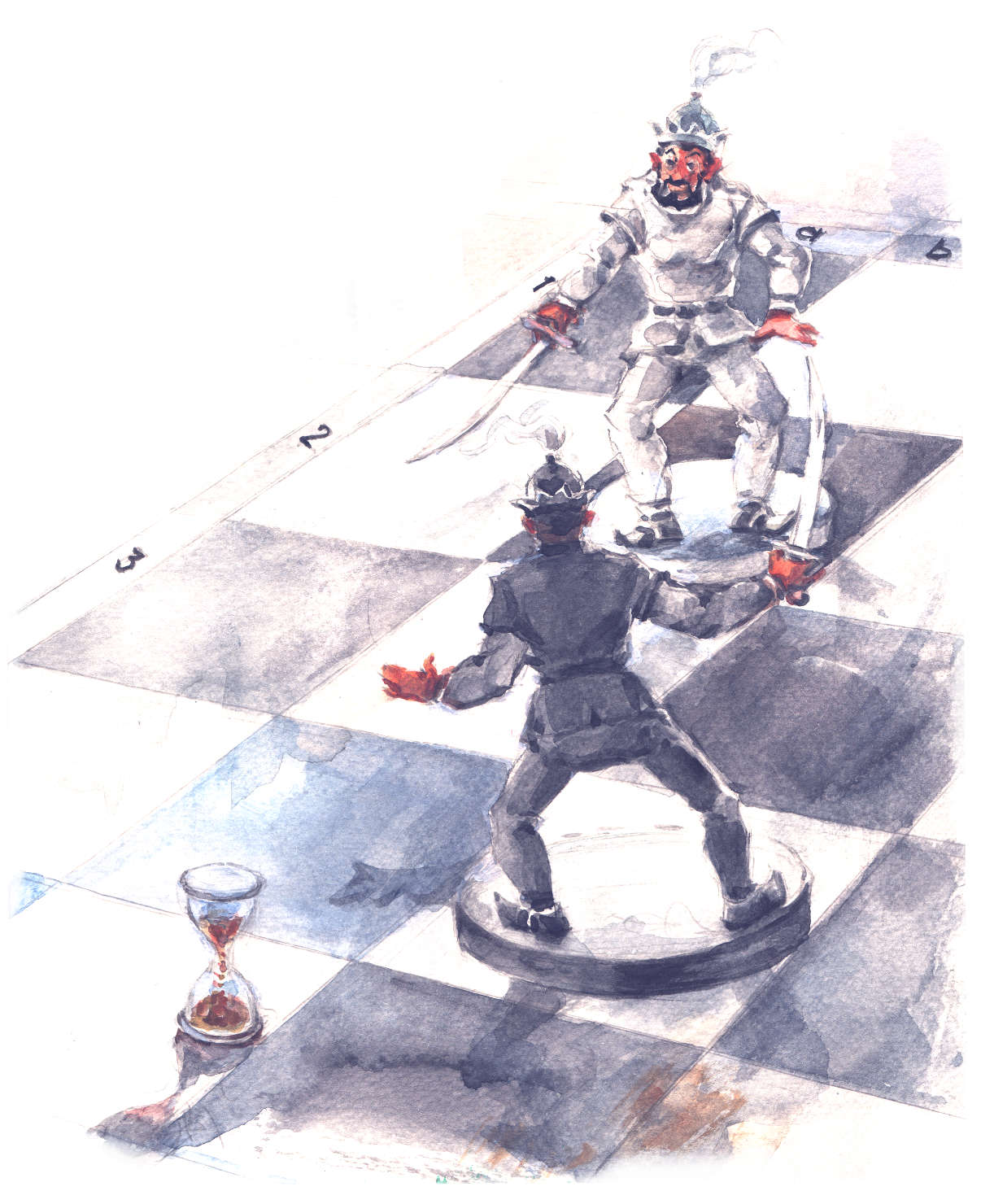 Носир Мухаммад - Цейтнот