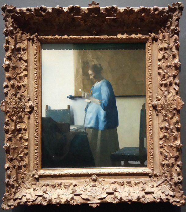 Женщина, читающая письмо. Ян Вермеер