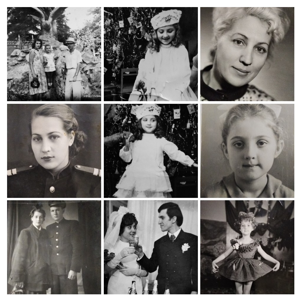 Фотографии в старом альбоме