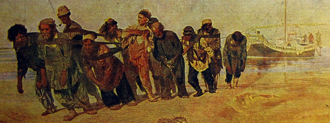 Бурлаки на Волге, Илья Репин 1870-73 (Михаил Дорин) / Стихи.ру