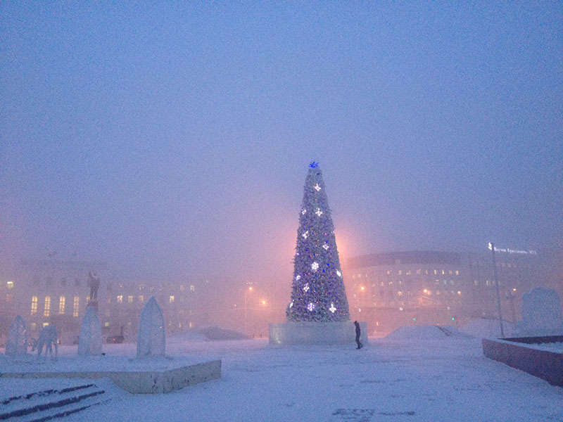 Якутский снежный городок