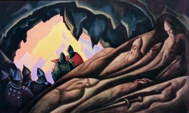 Николай Рерих. Богатыри проснулись. 1940 (Дмитрий Суханов 4) / Стихи.ру