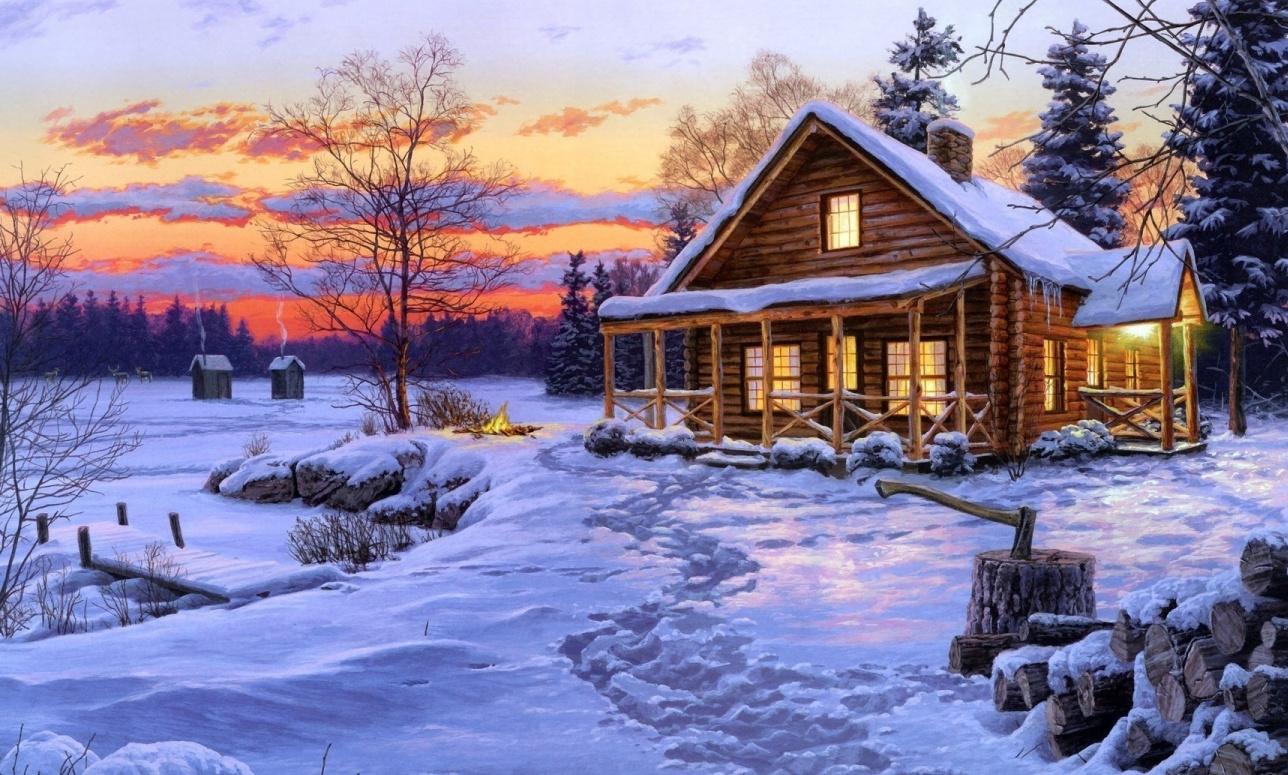 Метели за окнами кружат