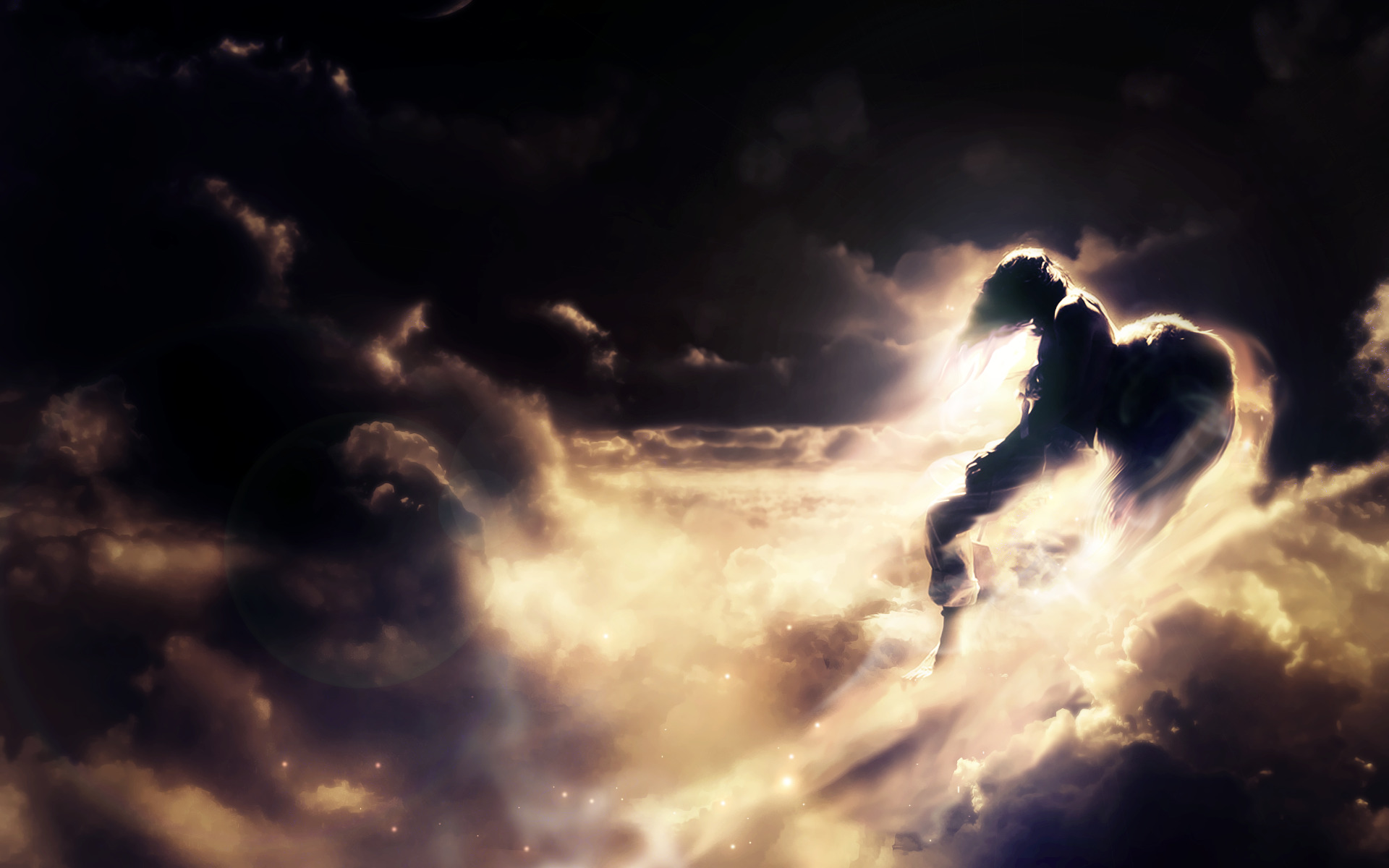 Облака это души людей. Падающий ангел. Облака фэнтези. Ангел на облаке. Ангел в небе.