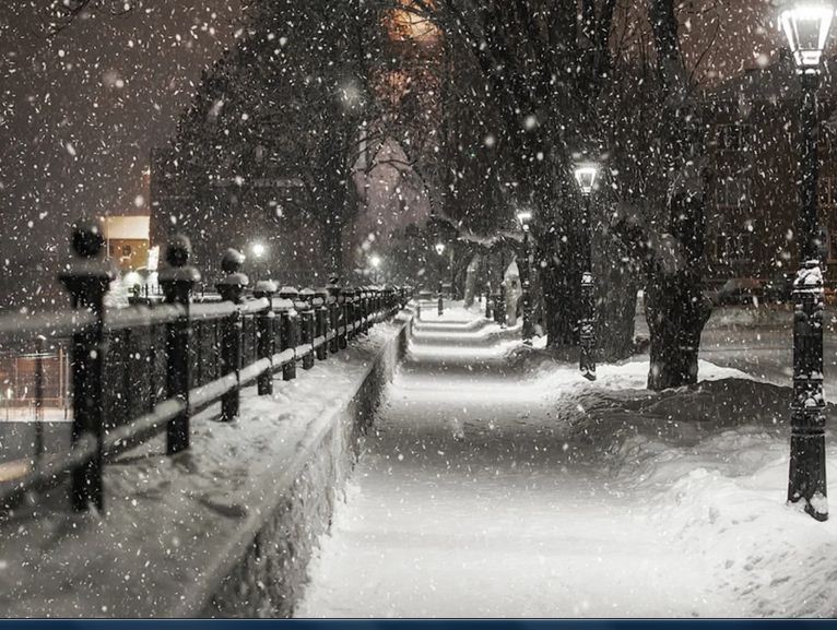 Шел белый снег