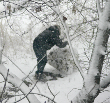 Бегу лепить снеговика!