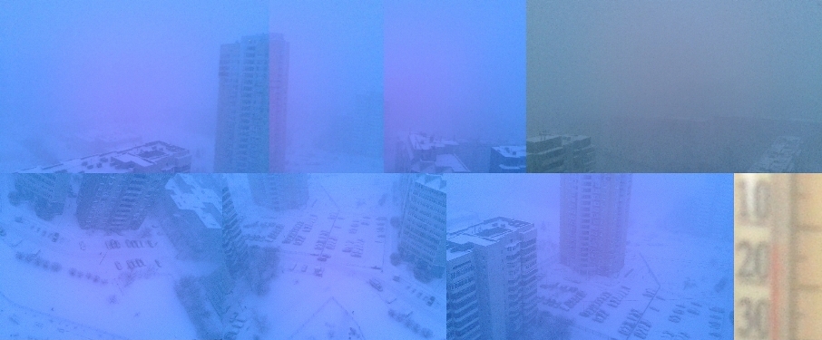 И так неделю снег метёт, но Небу показалось - мало