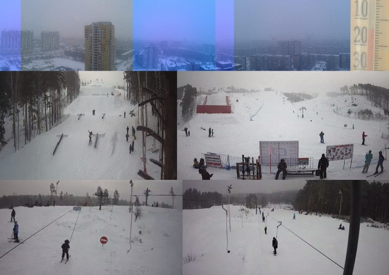 Не замедляет снег разбег - cто первый день зимы...