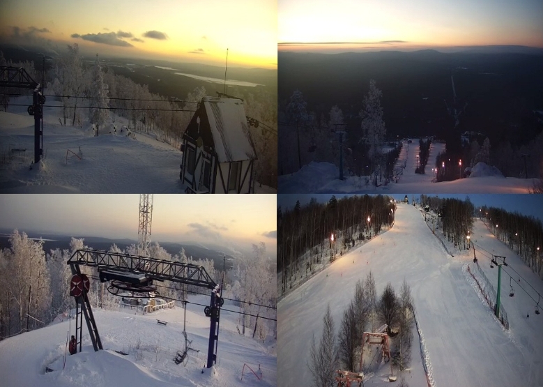 Золотится закат над Ежовой...