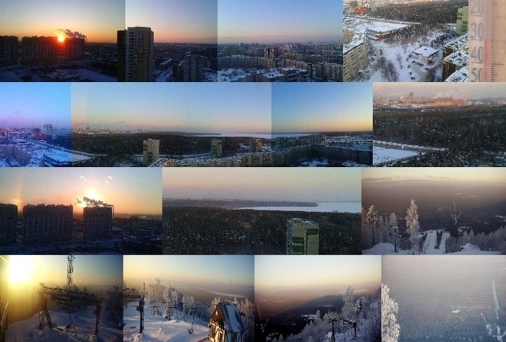 Урал потепленью студёным рассветом ответил ещё раз