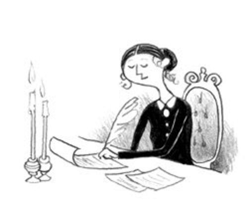 Поэт пишет стихи рисунки