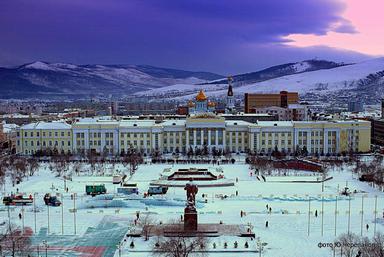 Зима в Чите