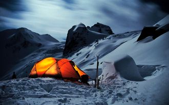 Зимой на Чимгане