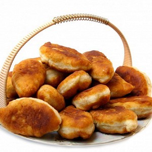 Пирожки в тарелке