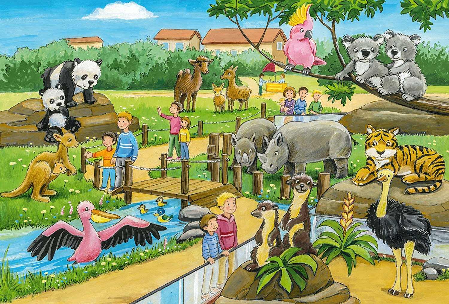 Чтение зоопарк. Пазл Larsen зоопарк us30. Larsen us30 - зоопарк. Дети в зоопарке. Детские рисунки на тему зоопарк.