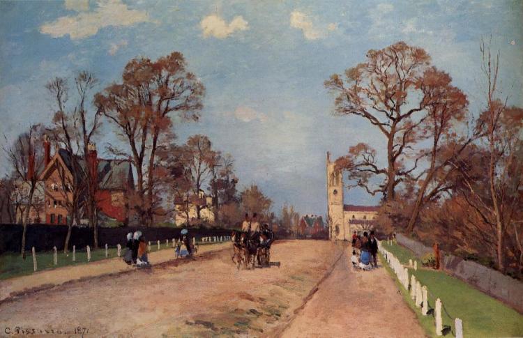 К. Писсарро. 508. Улица Сиденхема