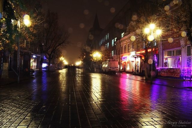 Фото Вечернего Осеннего Саратова