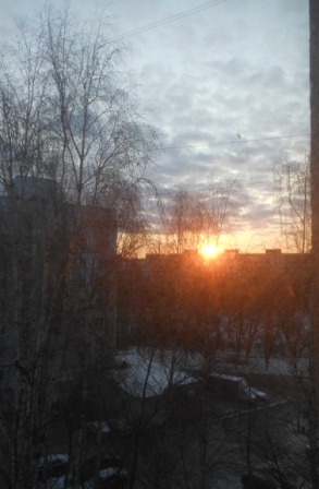 Розово - красная заря