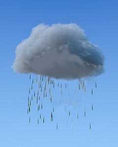 Капризный дождик