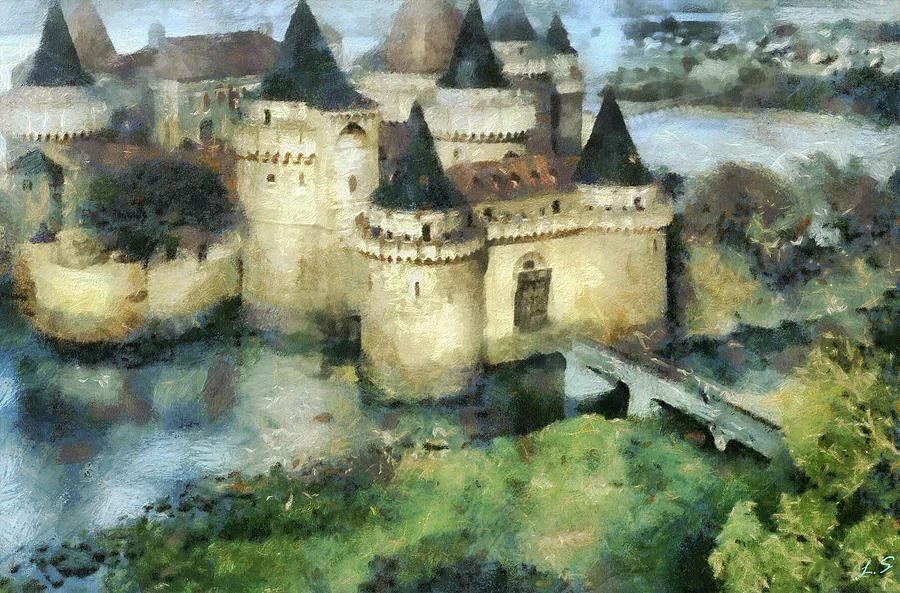 Старинный замок веков был. Рыцарские замки Германии в искусстве 13-14 веков.