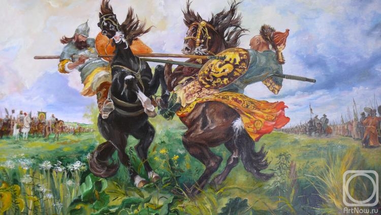 Картина куликовская битва васнецов