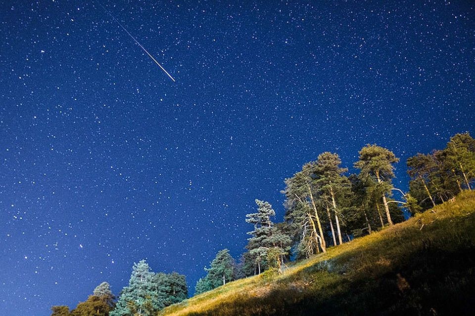 Картинки звездопада самый красивый