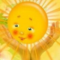 В ладонях нежится зайчонок с неба