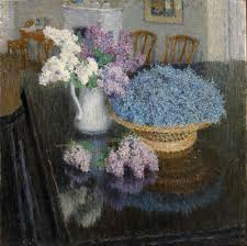 Сирень и незабудки