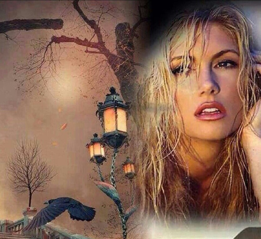 Там фонарь мигает