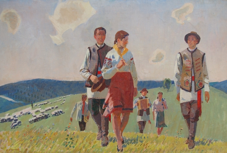 Прием в комсомол картина