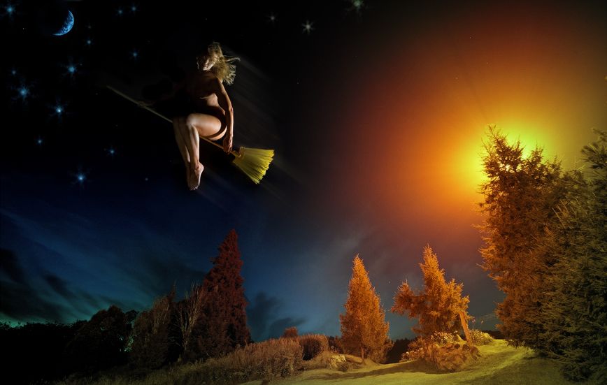 Маргарита на метле картинки