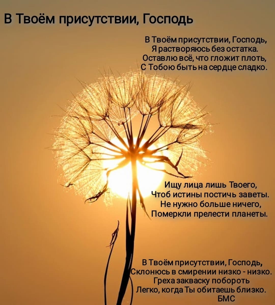 В Твоём присутствии, Господь