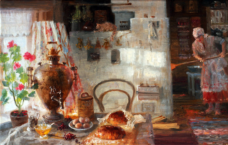 На окрошку...