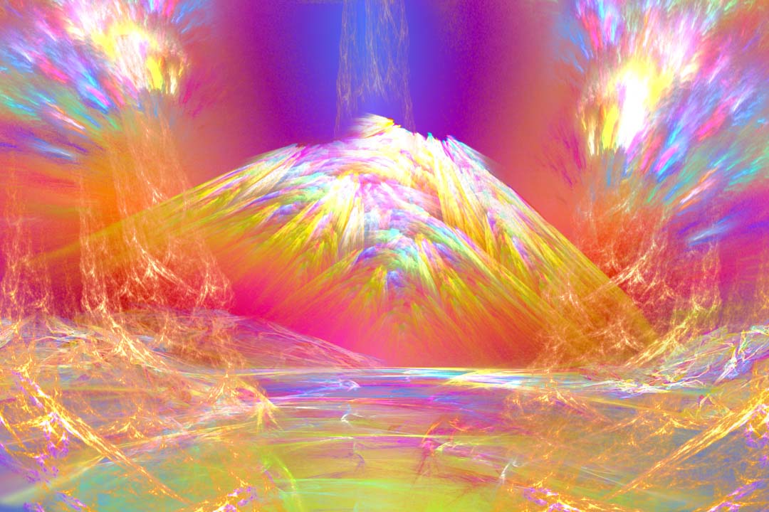 Тонкий мир 1. Энергетические картины Елены Саппа. Радужные энергии. Разноцветная энергия.