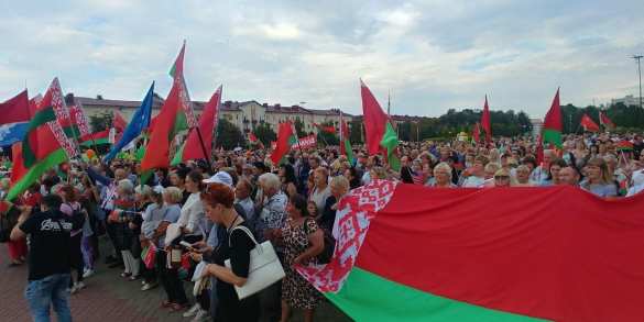 Митинги в поддержку Лукашенко
