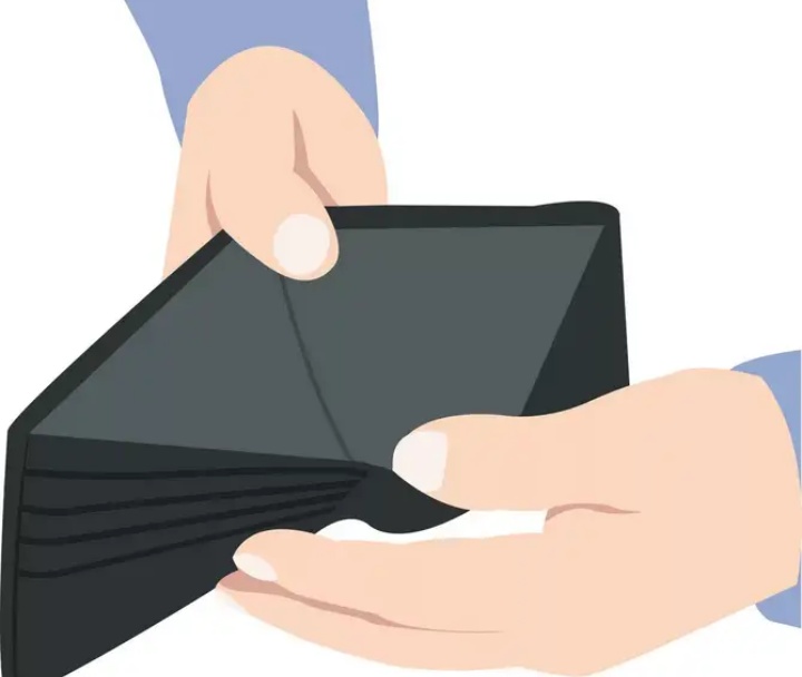 Пустой кошелек рисунок