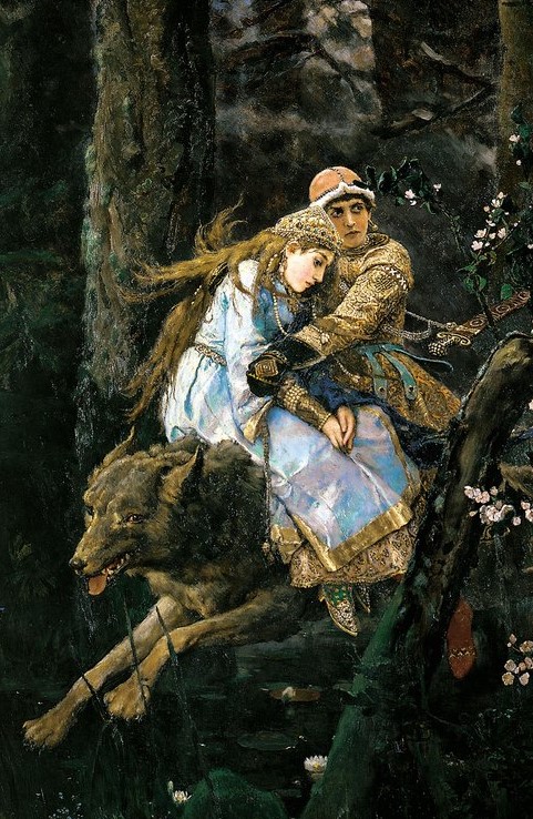 Иван царевич на серый волк картина васнецова