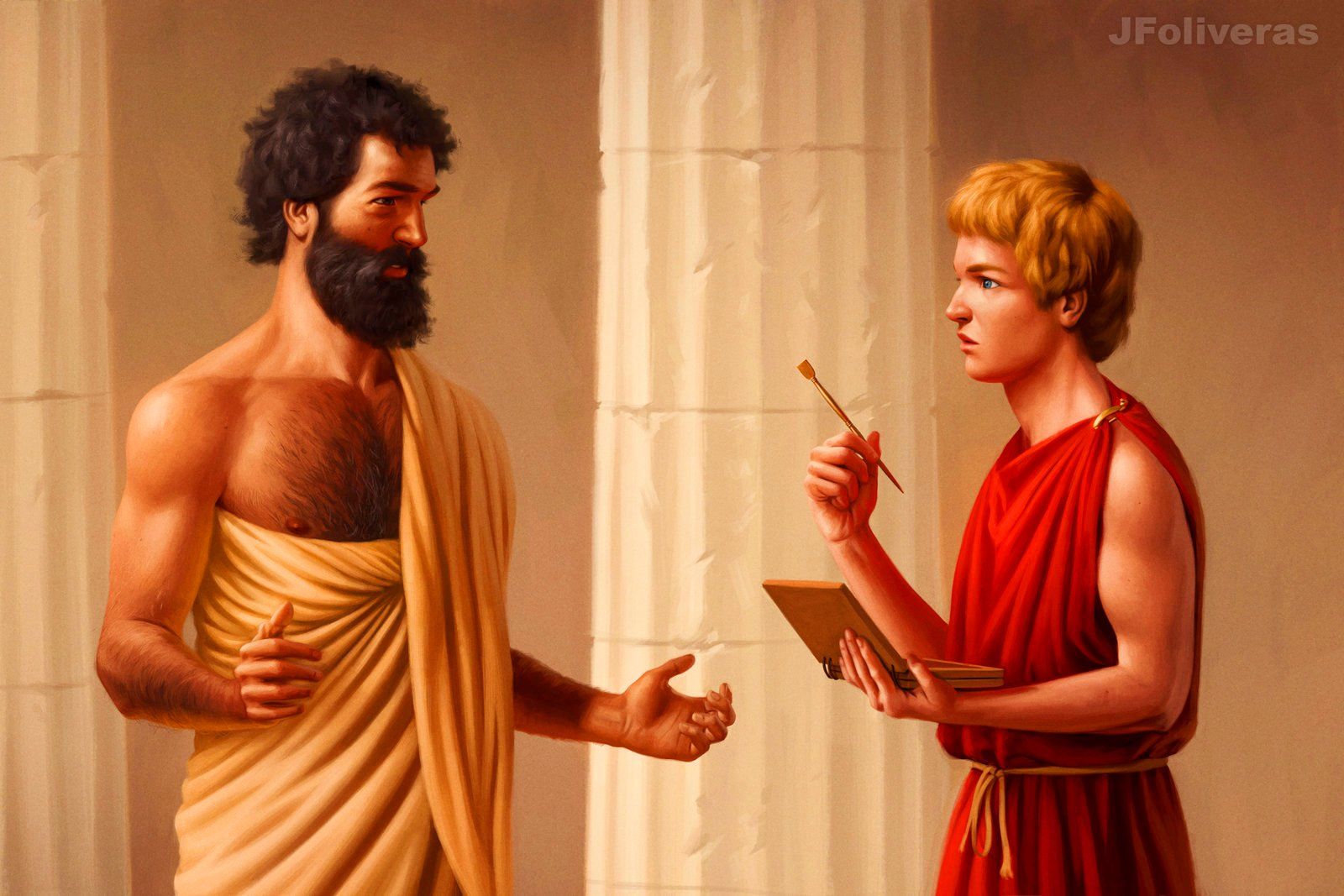 Аристотель и Александр.