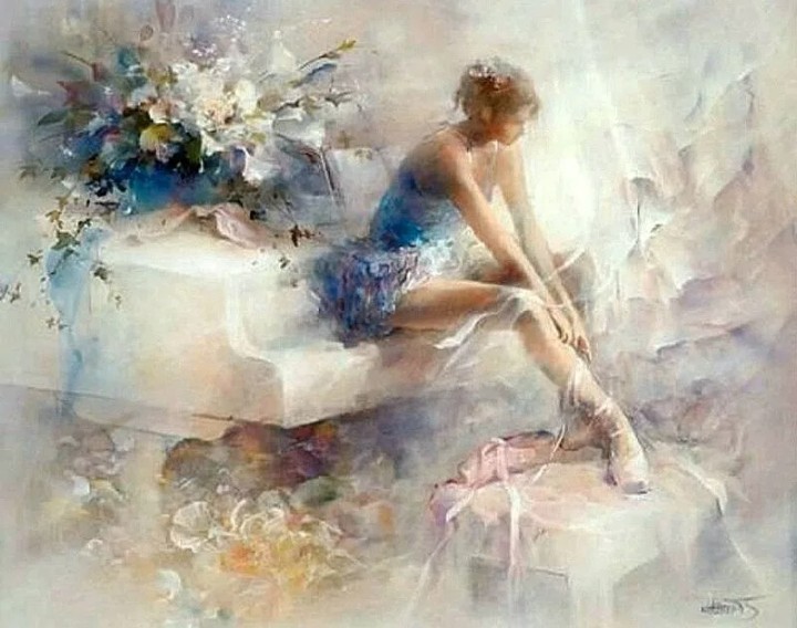 Снежинки лёгкими штрихами...