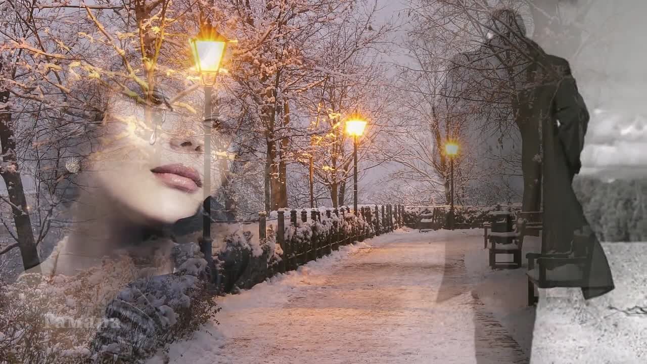 снег твоей. снег твоей. зима расставание. зима грусть. портрет на фоне зимнего пейзажа.