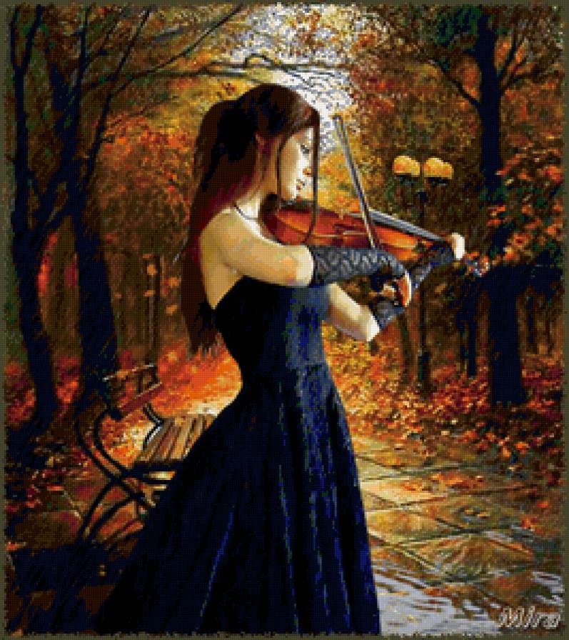 Тихо поет душа. Женщина со скрипкой. Девочка со скрипкой. Красивая женщина со скрипкой. Женщина осень.