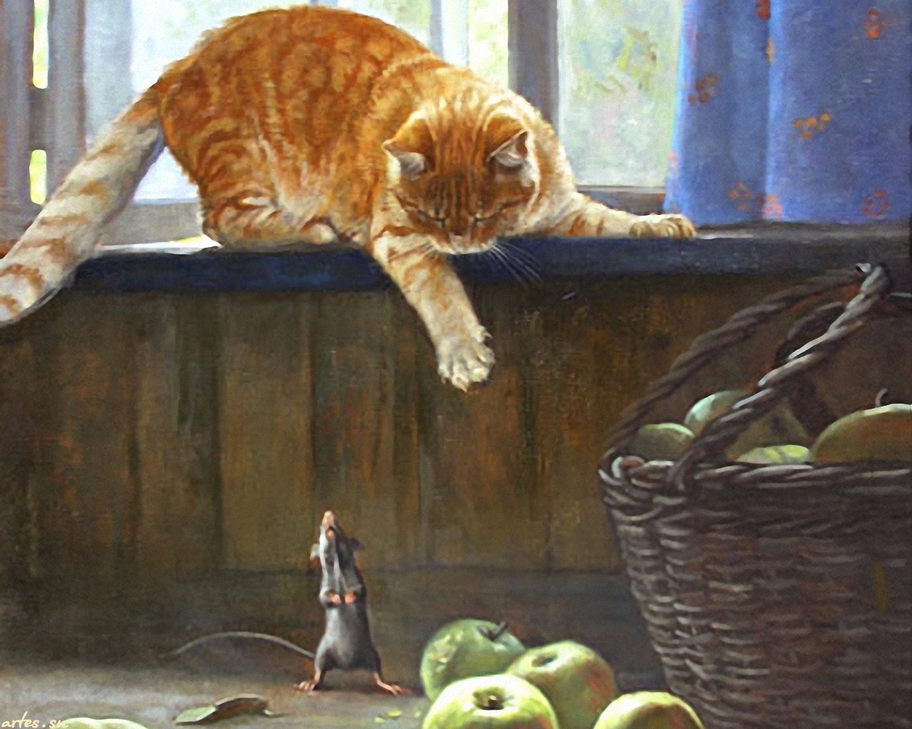 Татьяна Дерий картины кошки