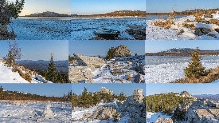 Начало ноября. Зима творит. В нарядах Зюраткуля...