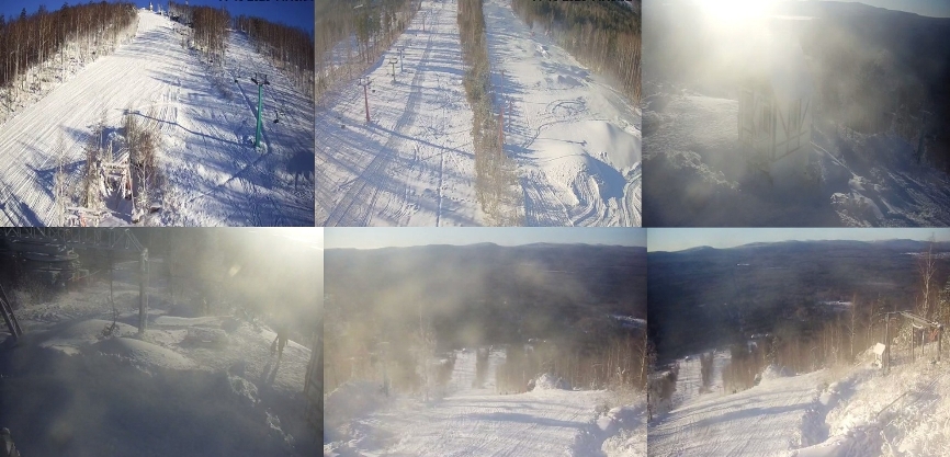 Ослепляют солнце и снега, лазурит сверкает звонко