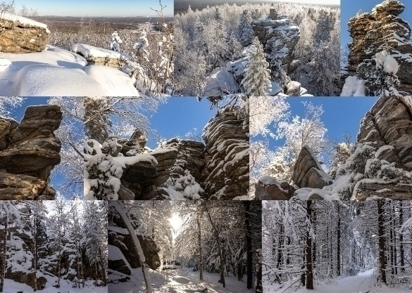 По лазурно-серебристым занесённым лабиринтам...