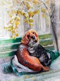 Первый снег в городе