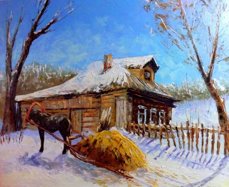 Лихо мчала сани...