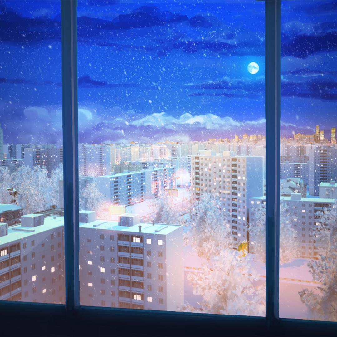 Туман разлёгся у окна